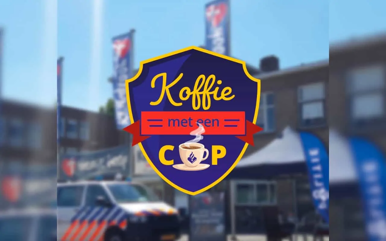 Koffie drinken met een politieagent in Dordrecht