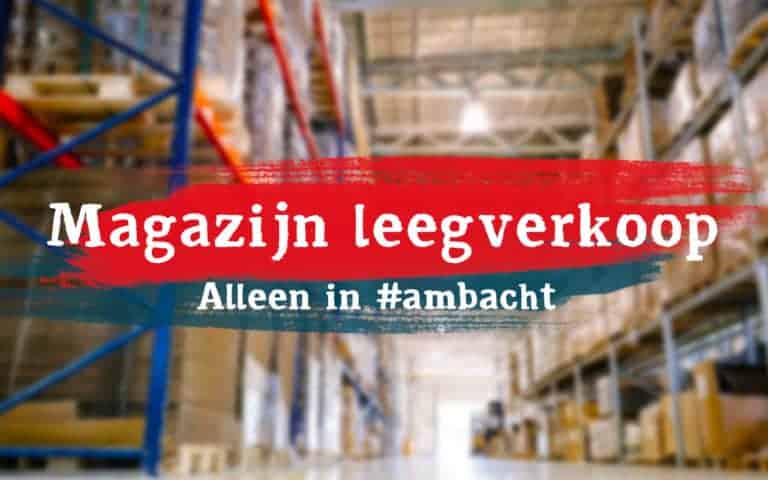 Kringloopwinkel aanbieding magazijn leegverkoop in Hendrik-Ido-Ambacht